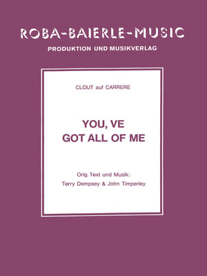 cover image of You've got all of me